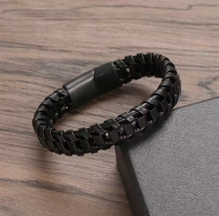 Bracciale Big Chain Argento & Nero