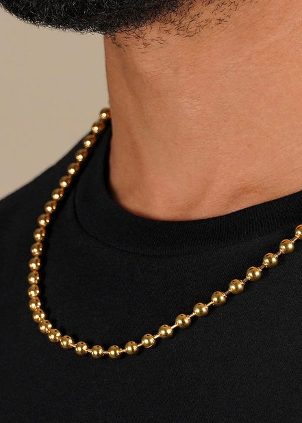 Collana Ball Argento & Oro