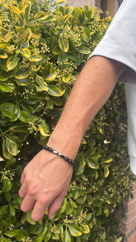 Bracciale Biend Nero & Argento