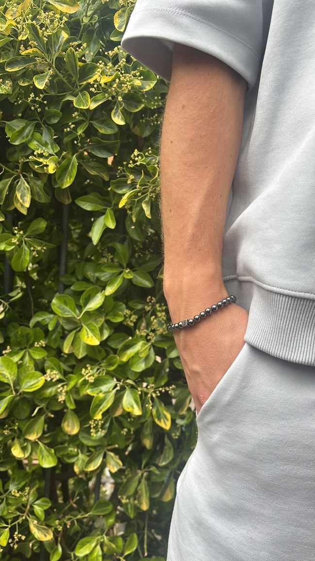 Bracciale Cubic Grigio & Argento