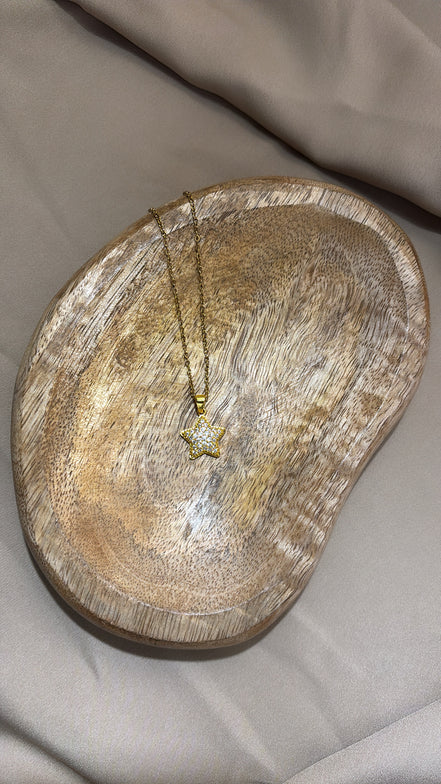 COLLANA STELLA BRILLANTINI