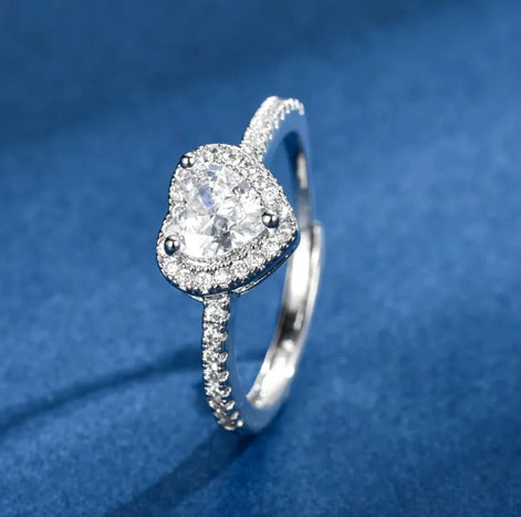 ANELLI QUARZO E DIAMANTE REGOLABILE