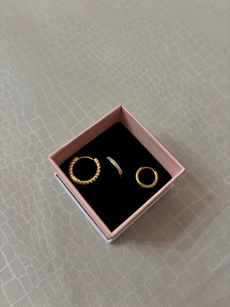 TRIS ORECCHINI CHIARA