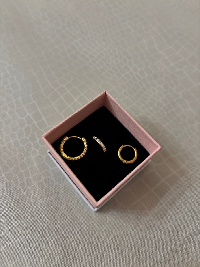 TRIS ORECCHINI CHIARA