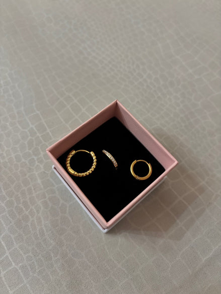 TRIS ORECCHINI CHIARA