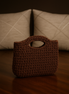 BORSA A MANO CIOCCOLATA