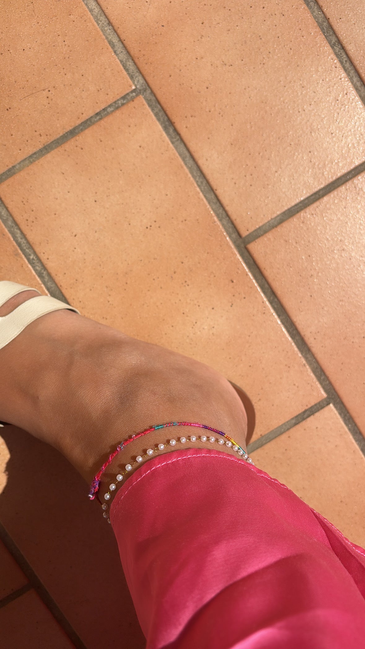 Cavigliera Pearl Oro