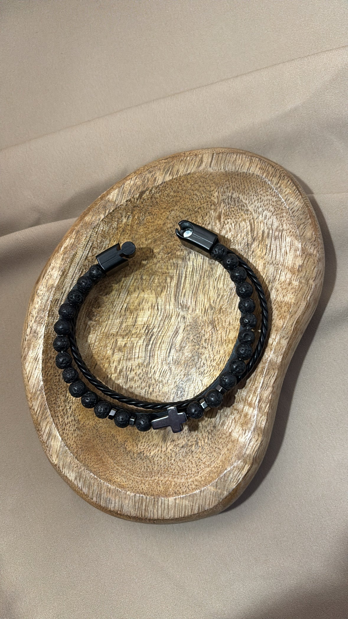 BRACCIALE DOPPIO CROCE