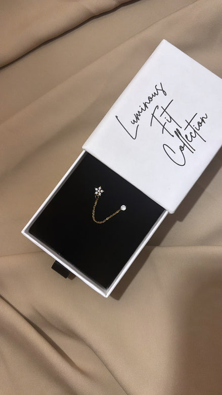 ORECCHINO SINGOLO FIORE GOLD