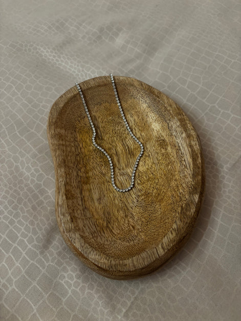 COLLANA TENNIS SILVER