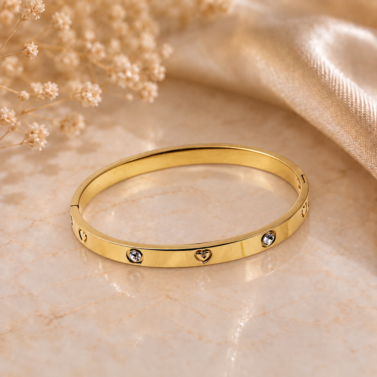 Bracciale Cuori e Diamanti