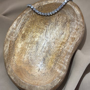 BRACCIALE TENNIS ARGENTO