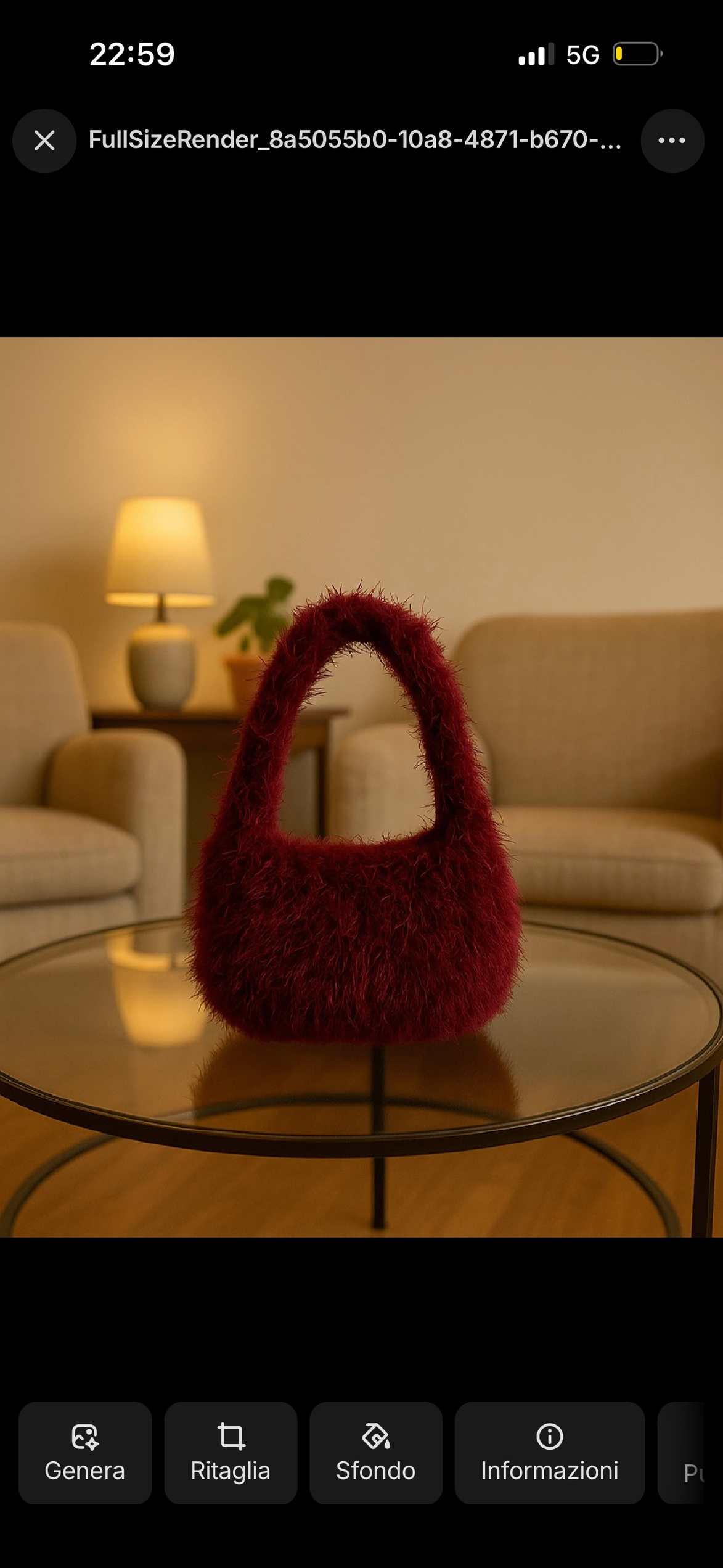 BORSA A SPALLA INDA BORDEAUX