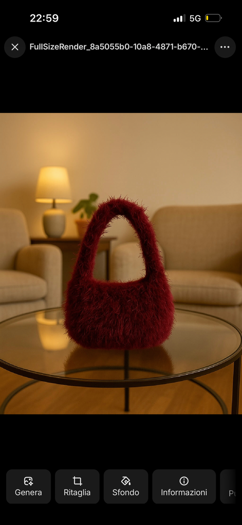 BORSA A SPALLA INDA BORDEAUX