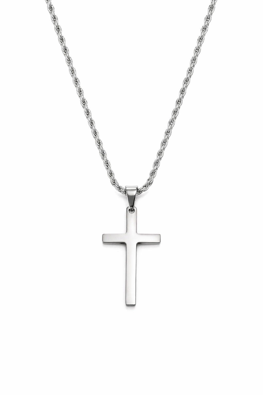 Collana Croce Silver