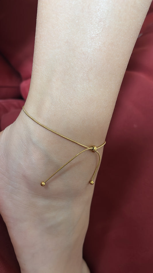 Cavigliera Bow Oro