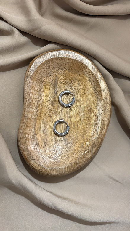 ORECCHINI GEMMA SILVER