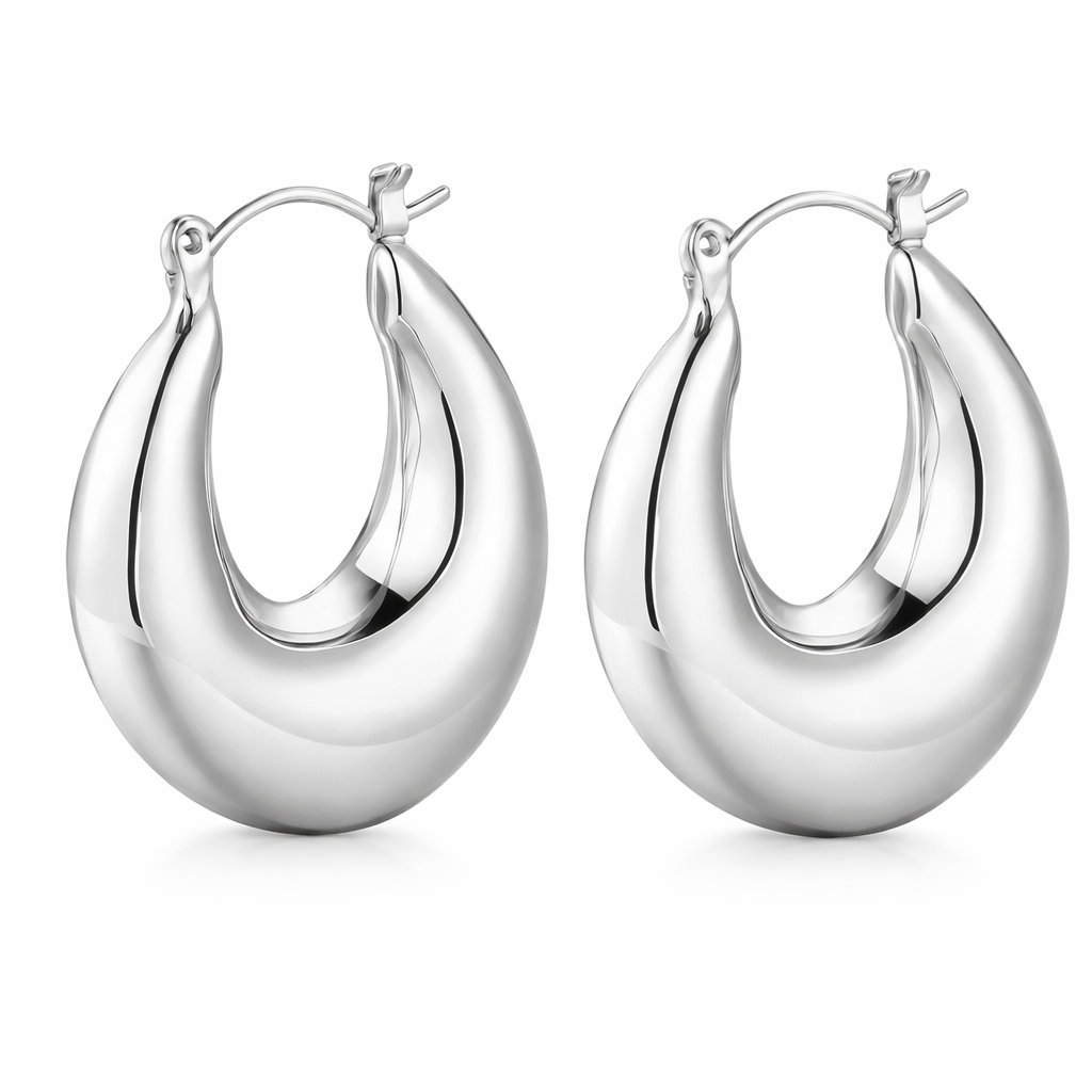 Orecchini cerchietto a U