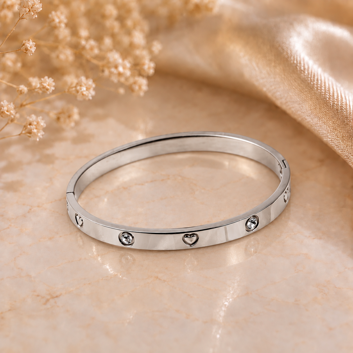 Bracciale Cuori e Diamanti