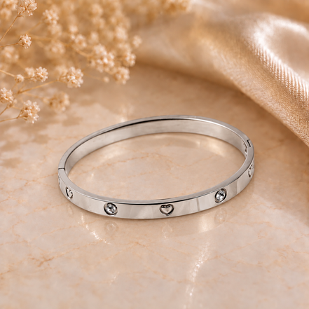 Bracciale Cuori e Diamanti