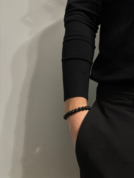 BRACCIALE OPALO CON PERLINE IN RESINA