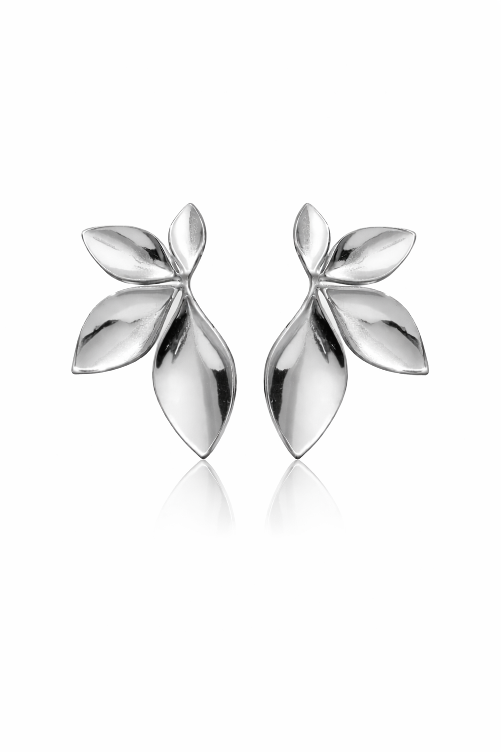 Orecchini Petali Silver