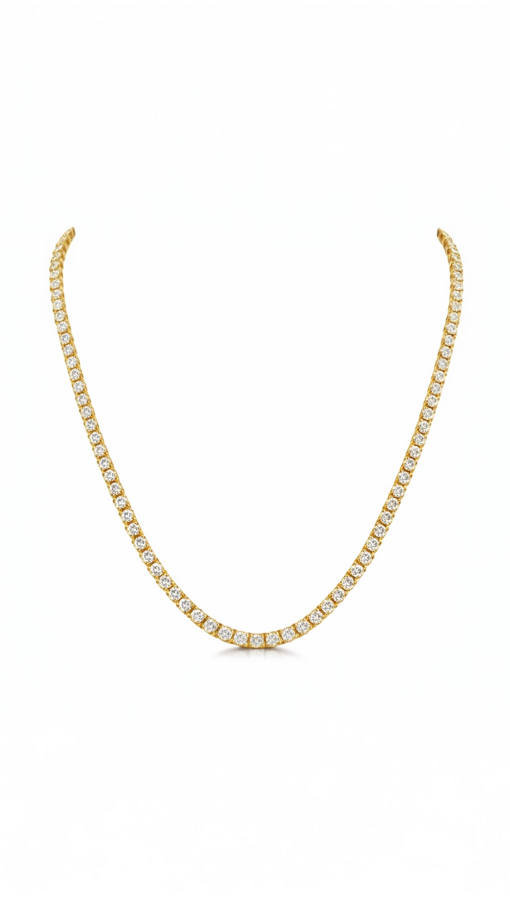 Collana girocollo Tennis Gold