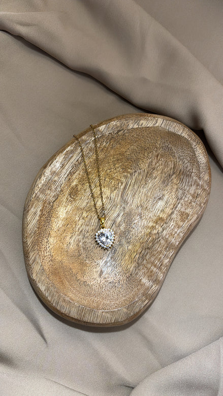 COLLANA CUORE ZIRCONI