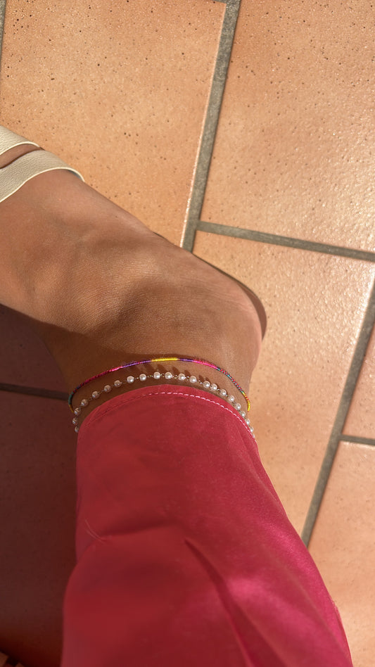 Cavigliera Pearl Argento