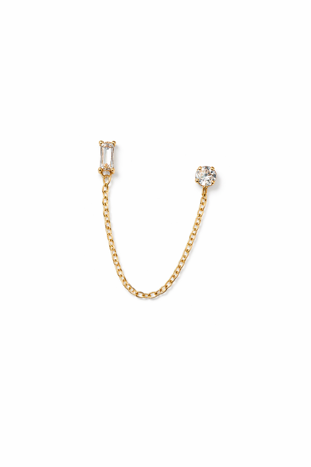 Orecchino singolo diamante