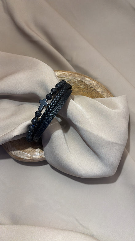 BRACCIALE DOPPIO CROCE