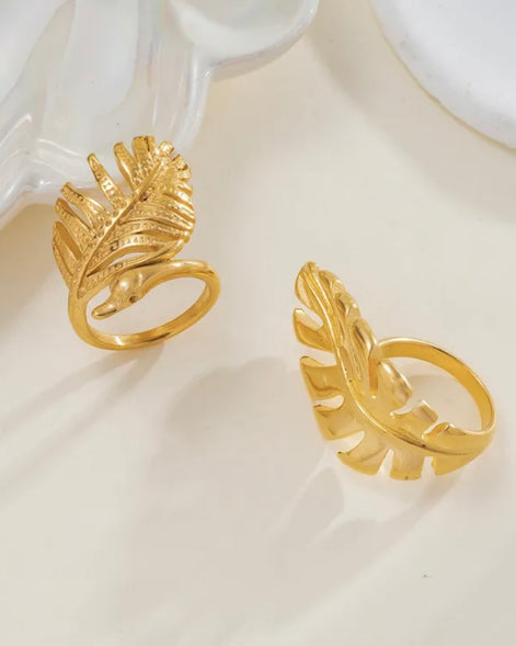 ANELLI FOGLIA & AUREA TAGLIA 7