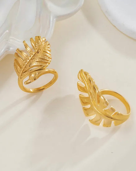 ANELLI FOGLIA & AUREA TAGLIA 7