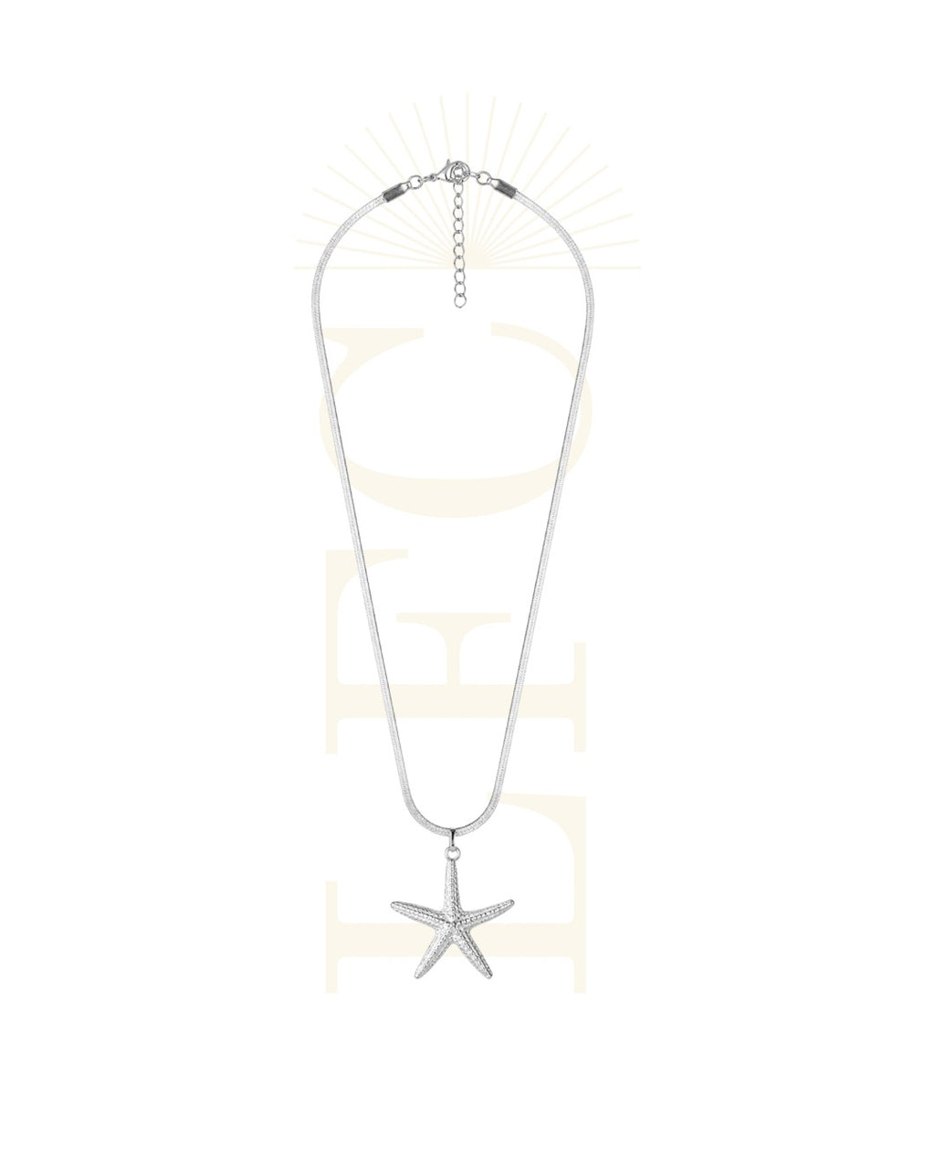 Collana Stella Marina Argento