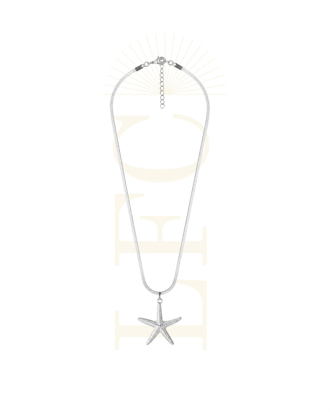 Collana Stella Marina Argento