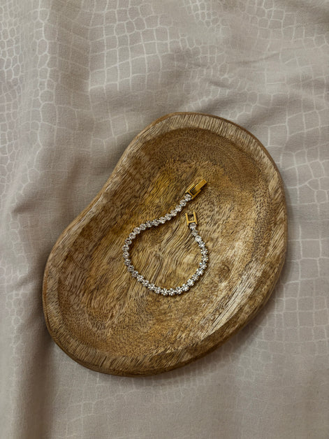 BRACCIALE TENNIS BIG GOLD