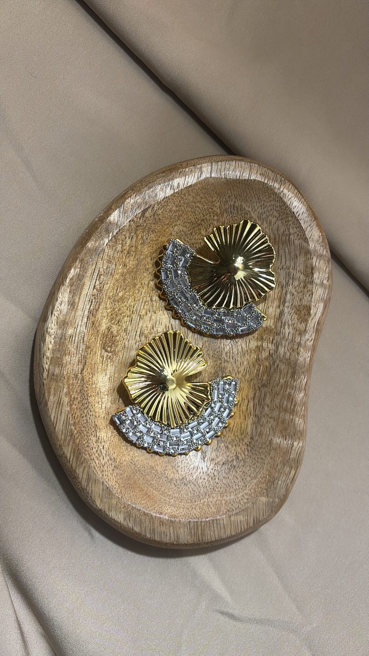 Orecchini Ventaglio Zirconi