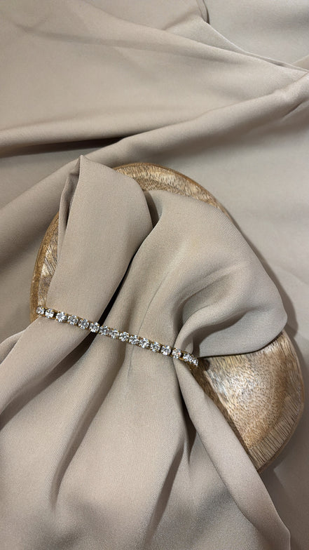 BRACCIALE TENNIS BIG GOLD