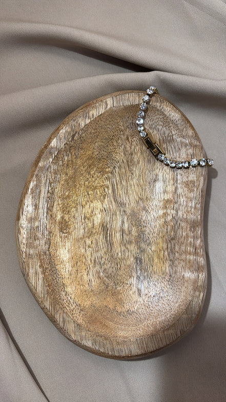 BRACCIALE TENNIS BIG GOLD