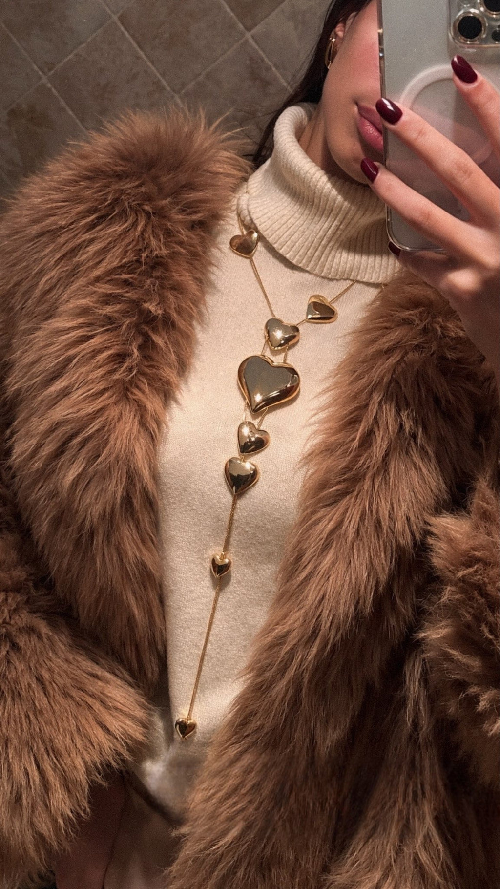 Collana multi-filo Cuore