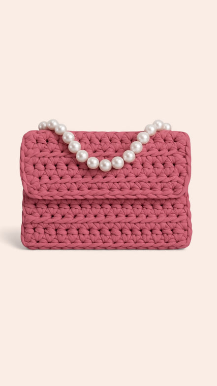 POCHETTE A SPALLA DUSTY ROSE