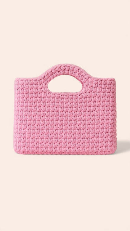 BORSA A MANO COTTON CANDY PINK