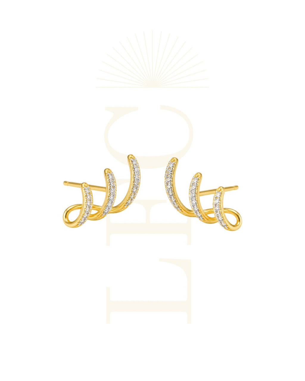 Orecchini Spirale Oro