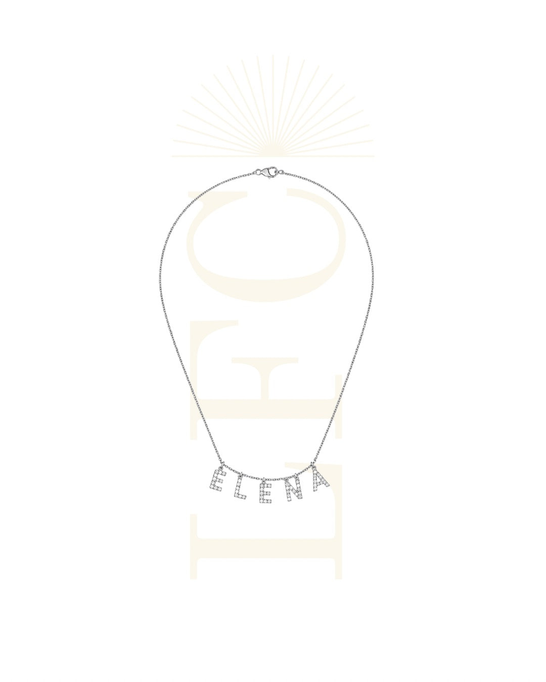 Collana con Nome Argento