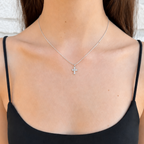 Collana Croce Argento