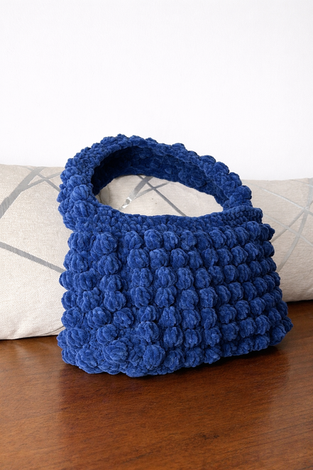 BORSA A SPALLA CIELO