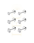 Orecchini punto luce Argento
