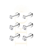 Orecchini punto luce Argento
