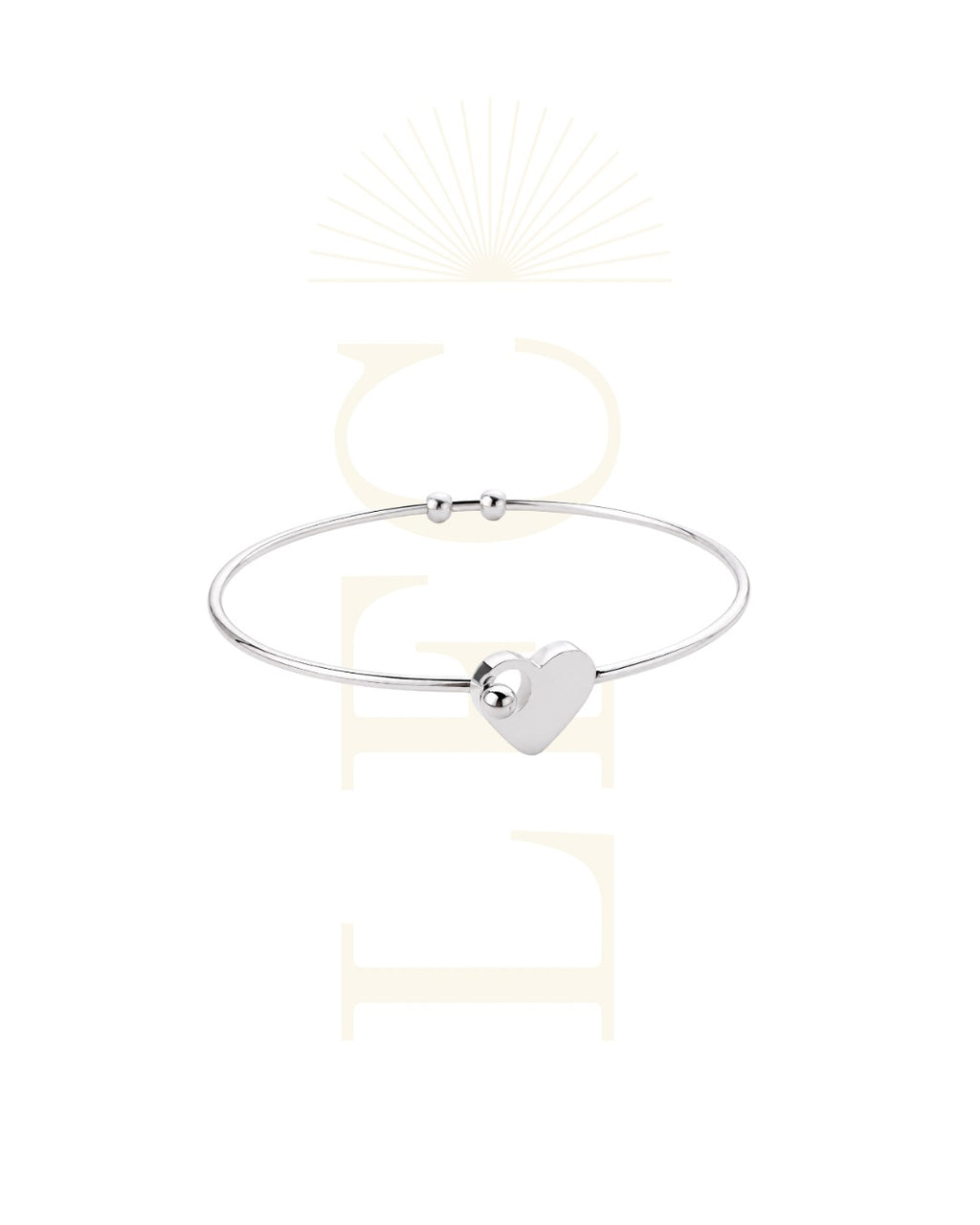 Bracciale Cuore incrociato