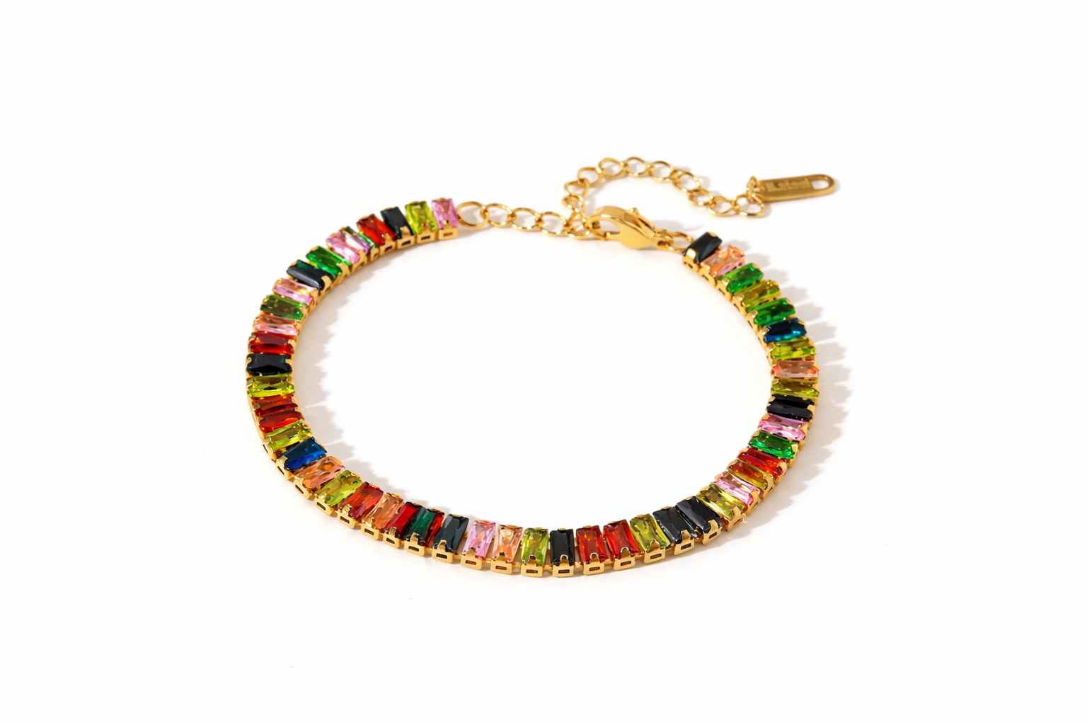 Bracciale zirconi multicolor
